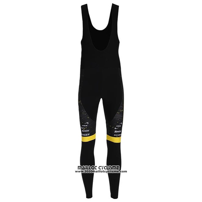 2020 Maillot Cyclisme Trek Selle San Marco Noir Manches Longues et Cuissard